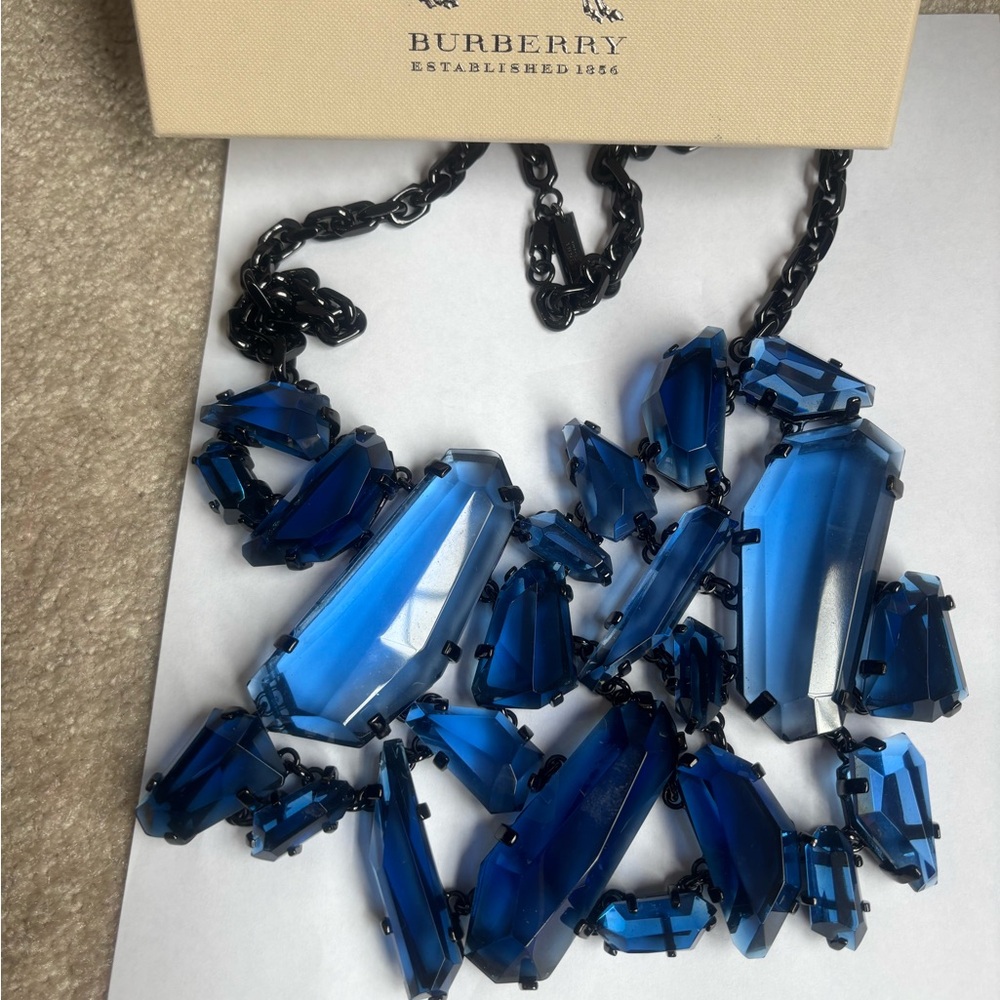 Burberry Blue Statement Necklace